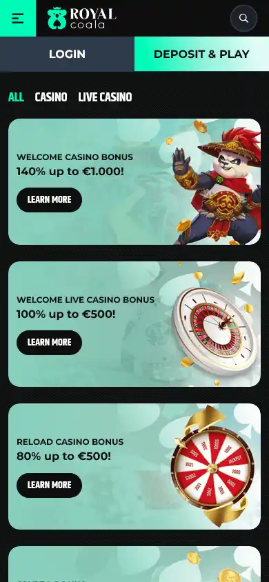 Royal Coala Casino screenshot 4
