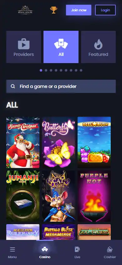 Royal House Casino screenshot 5
