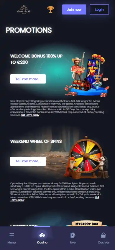 Royal House Casino screenshot 6
