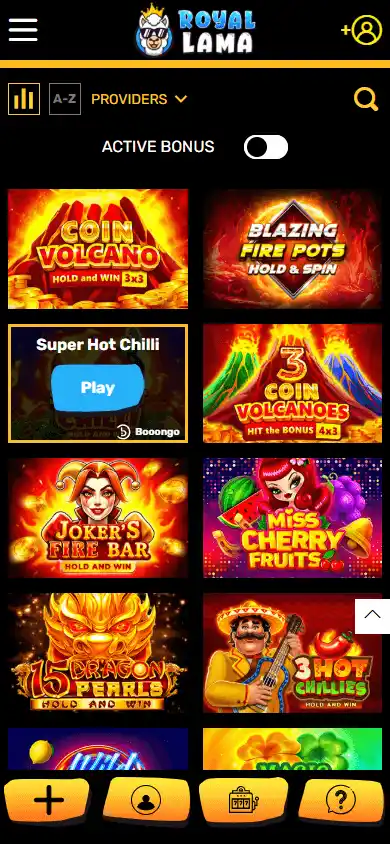 Royal Lama Casino screenshot 5