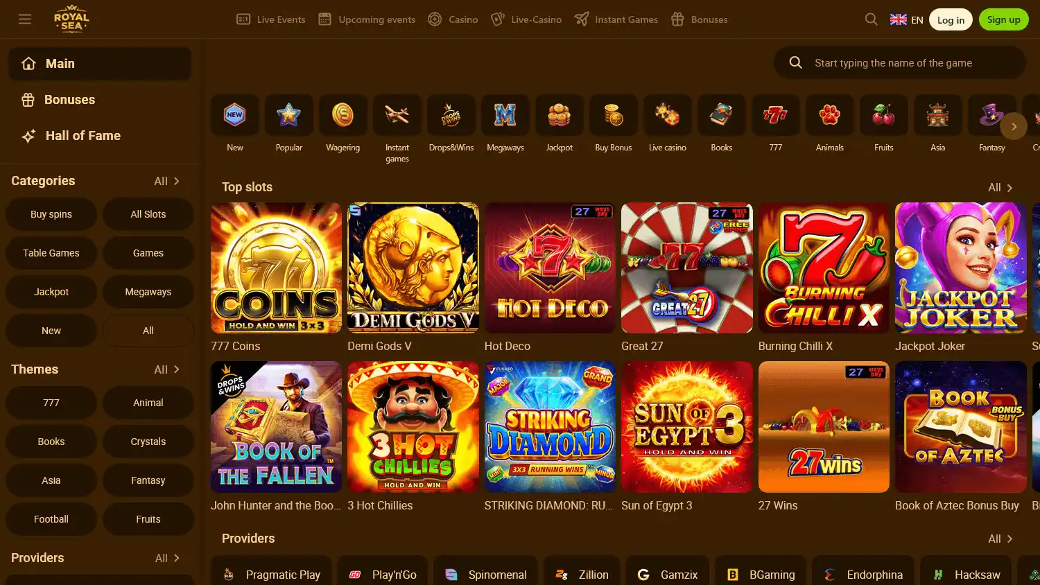 Royal Sea Casino screenshot 2