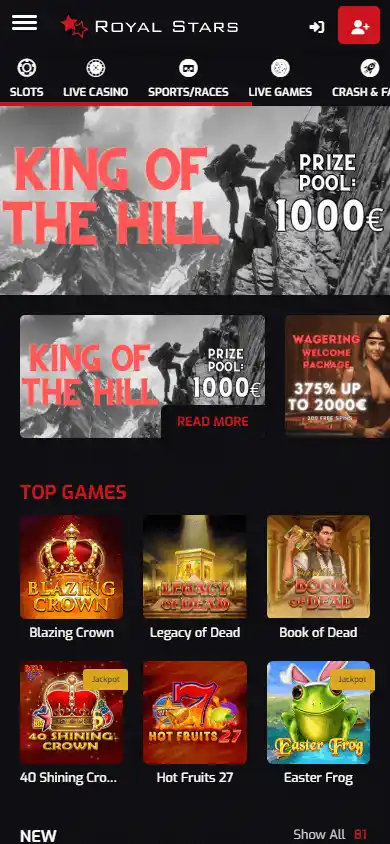 Royal Stars Casino screenshot 4