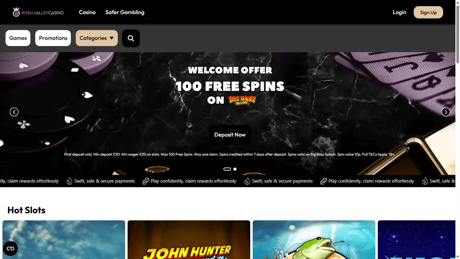 Royal Valley Casino screenshot 1