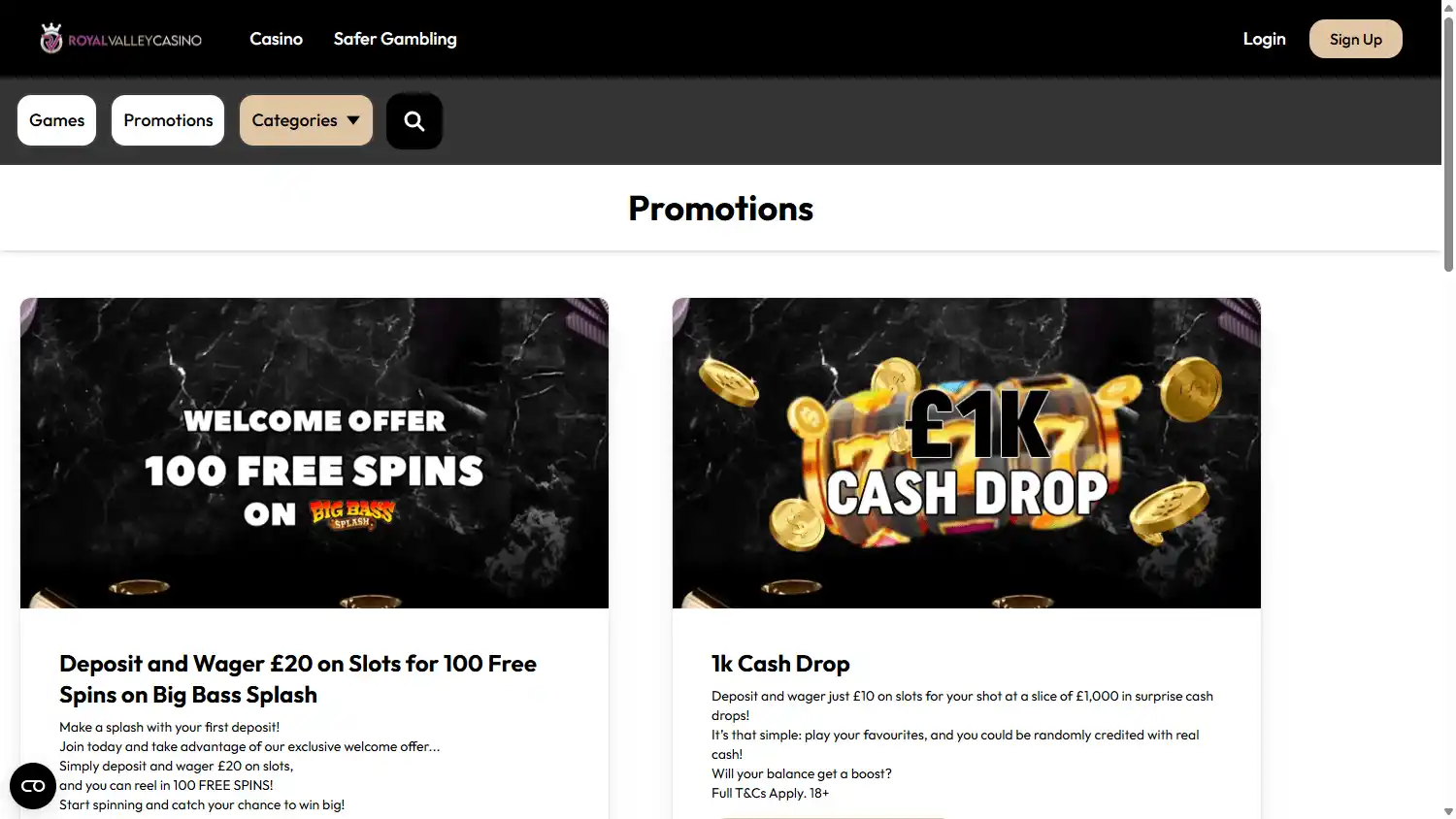 Royal Valley Casino screenshot 3