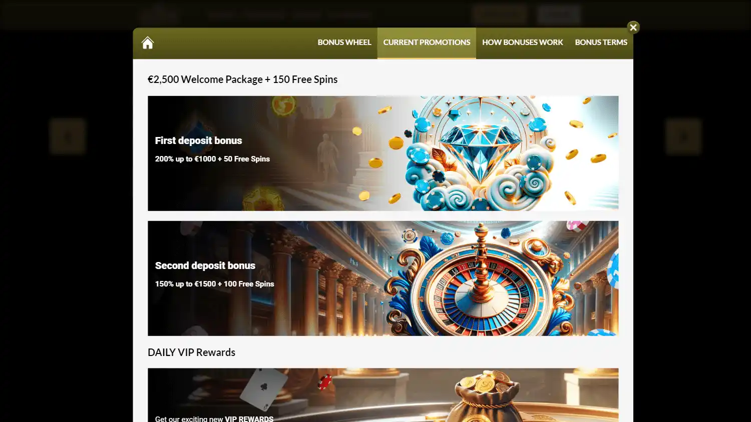 Royal Vincit Casino screenshot 2