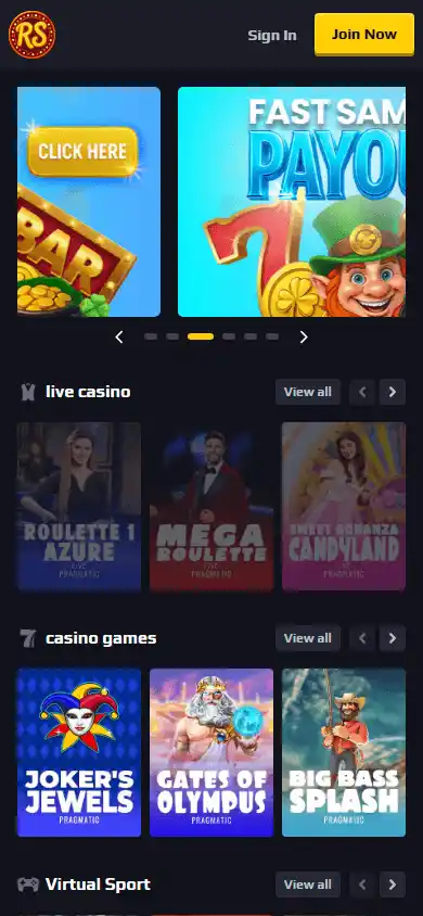 Royale Spins Casino screenshot 3