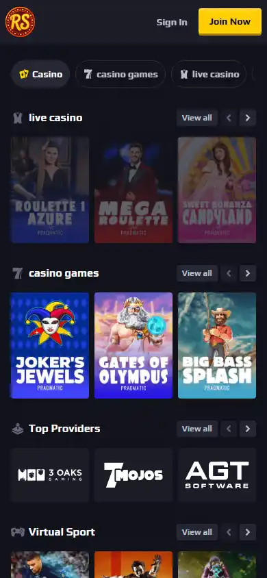 Royale Spins Casino screenshot 4