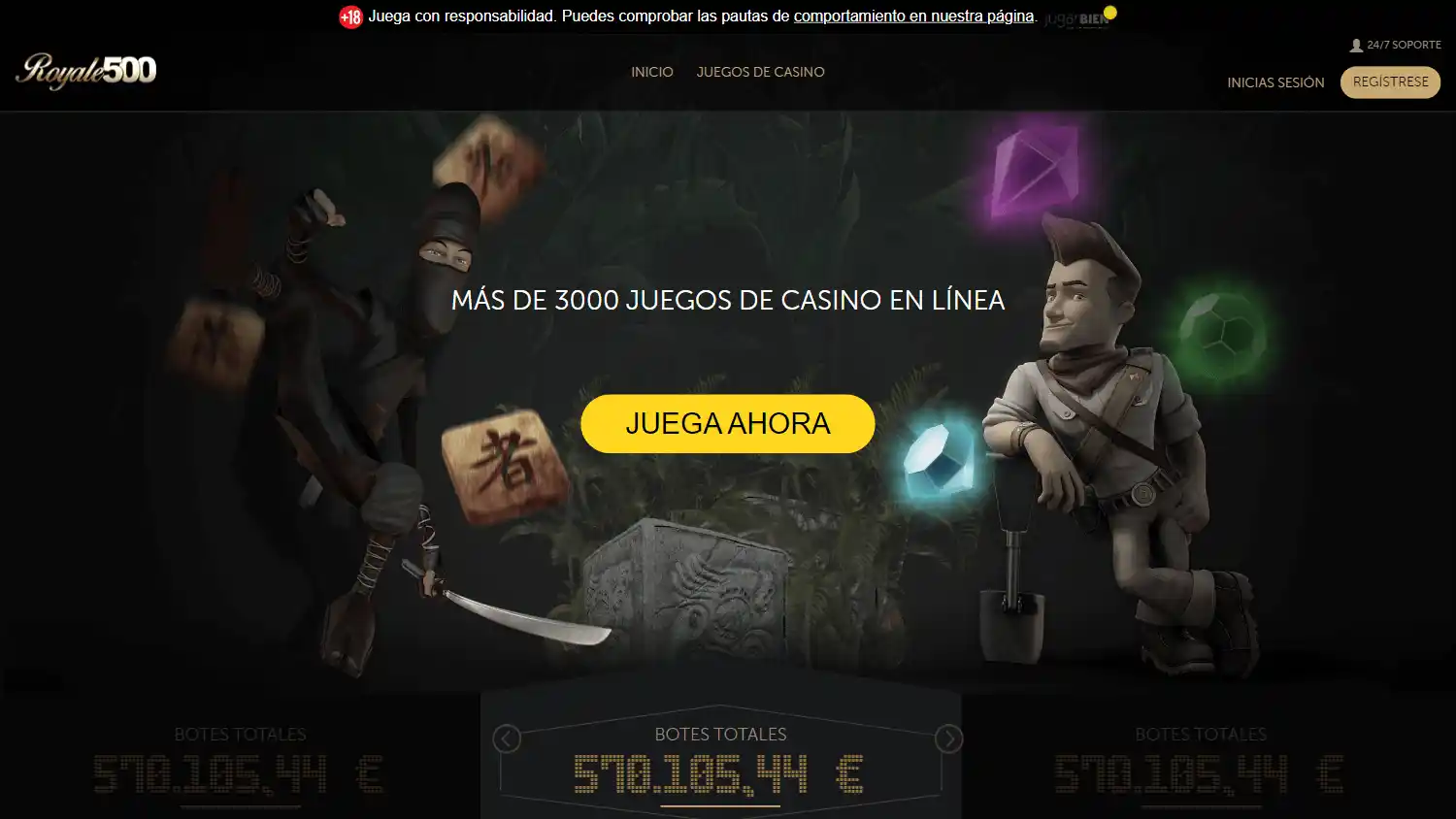 Royale500 Casino ES screenshot 1