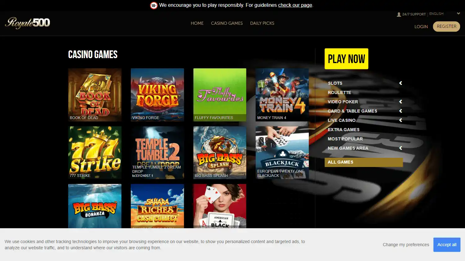 Royale500 Casino ES screenshot 3