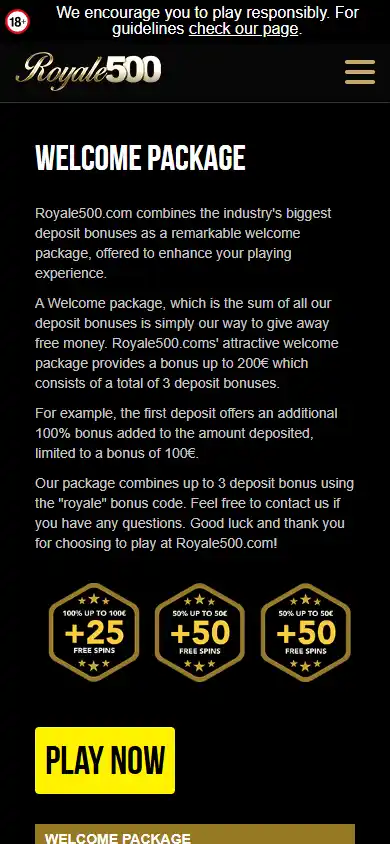 Royale500 Casino UK screenshot 6