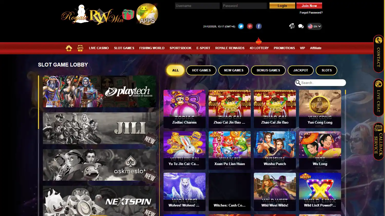 RoyaleWin Casino screenshot 2