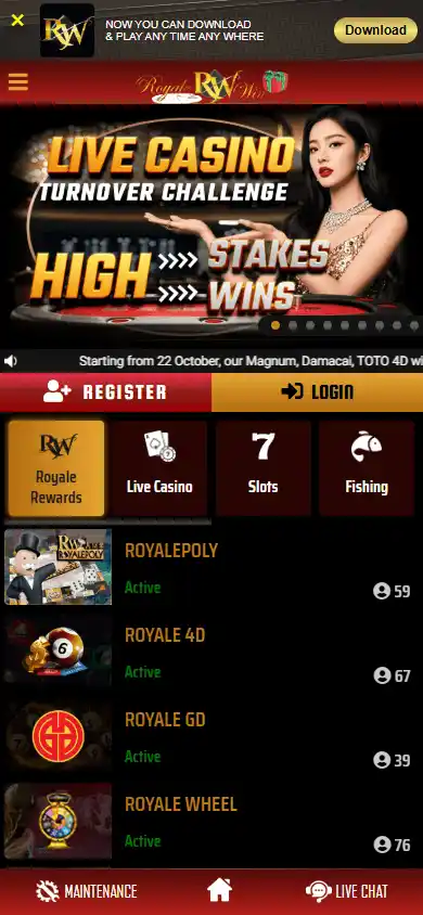 RoyaleWin Casino screenshot 4