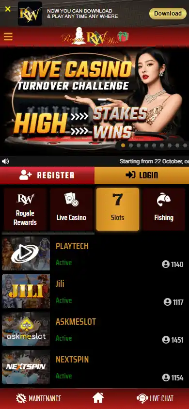 RoyaleWin Casino screenshot 5