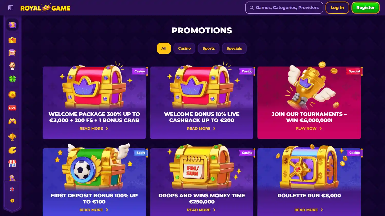 RoyalGame Casino screenshot 3