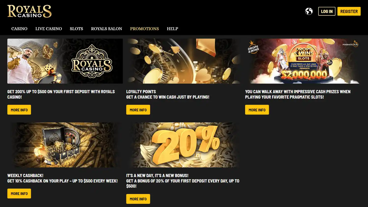 Royals Casino screenshot 3