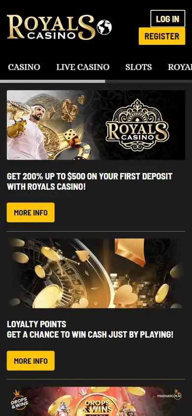 Royals Casino screenshot 5