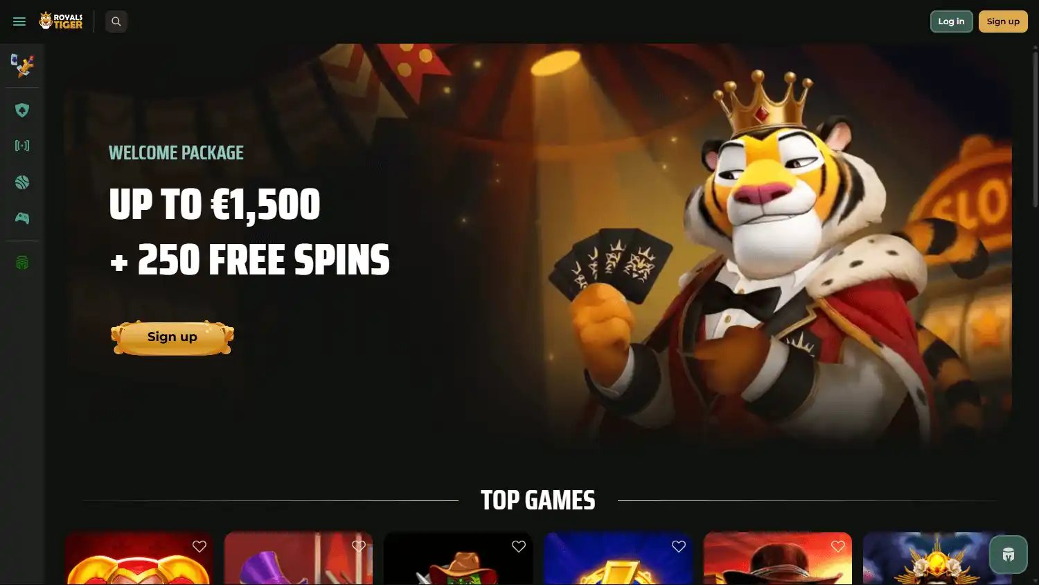 Royals Tiger Casino screenshot 1
