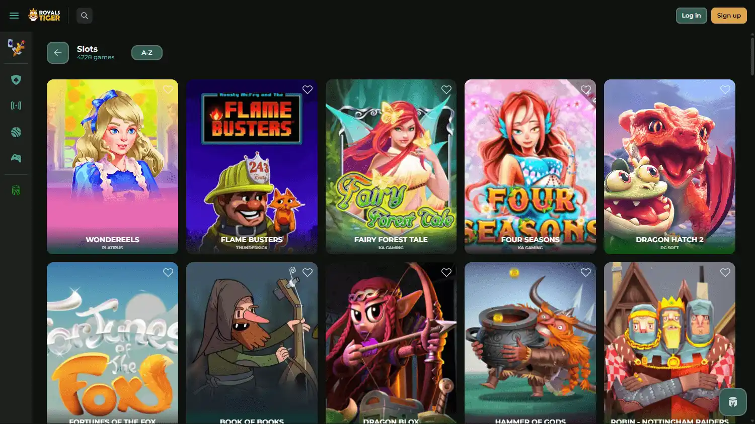 Royals Tiger Casino screenshot 2