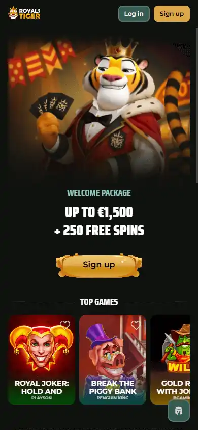 Royals Tiger Casino screenshot 4