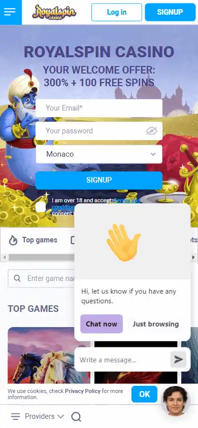 RoyalSpin Casino screenshot 4