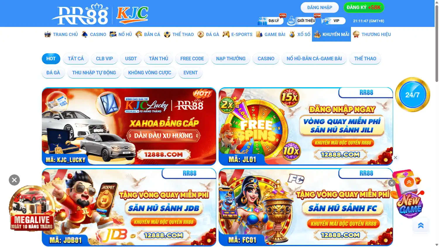 RR88 Casino screenshot 3