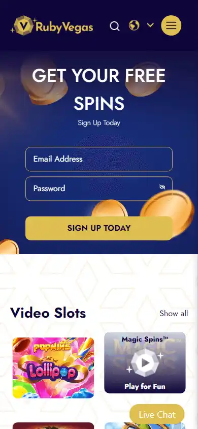 Ruby Vegas Casino screenshot 4