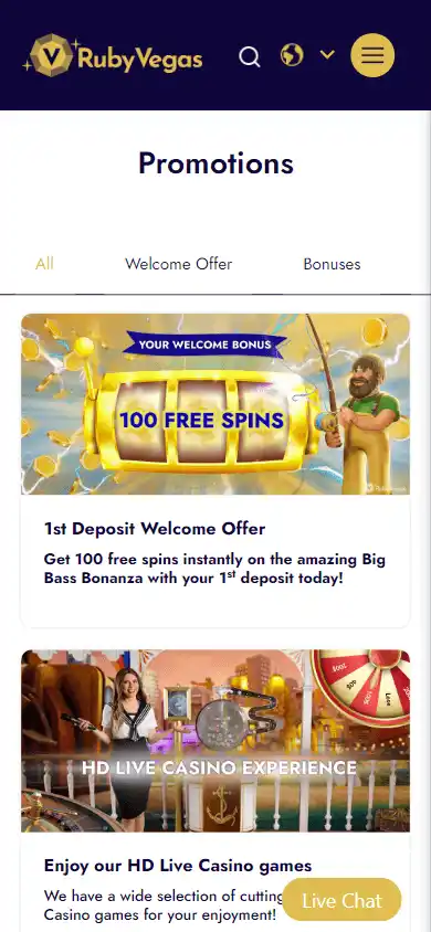 Ruby Vegas Casino screenshot 6
