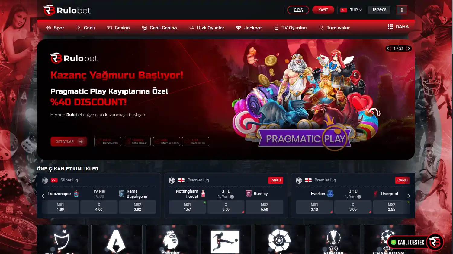 Rulobet Casino screenshot 1