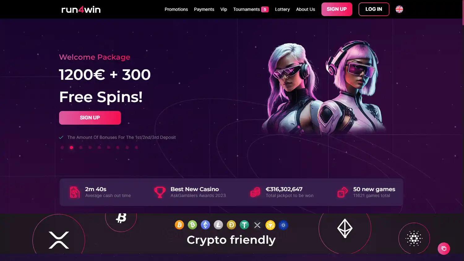 Run4Win Casino screenshot 1