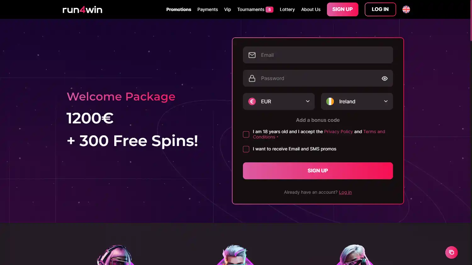 Run4Win Casino screenshot 3