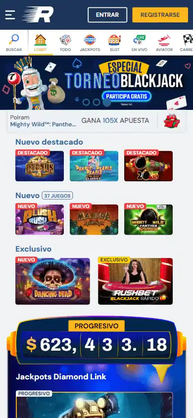 RushBet Casino screenshot 4