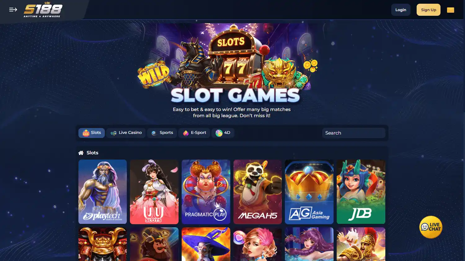 S188 Casino screenshot 2