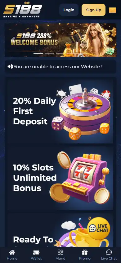 S188 Casino screenshot 4