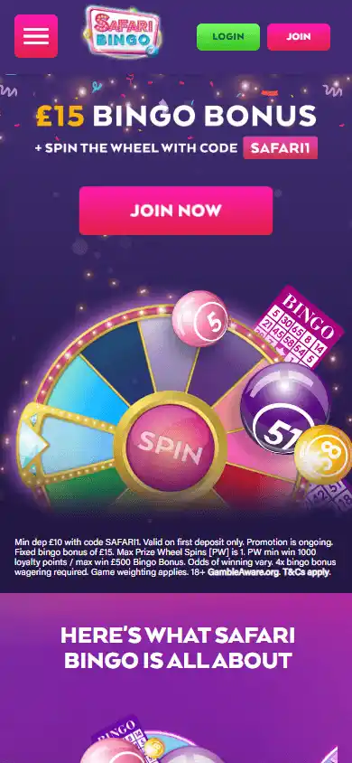 Safari Bingo Casino screenshot 4