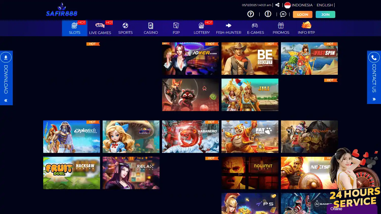 Safir888 Casino screenshot 2