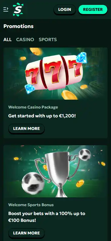 SagaSpins Casino screenshot 6