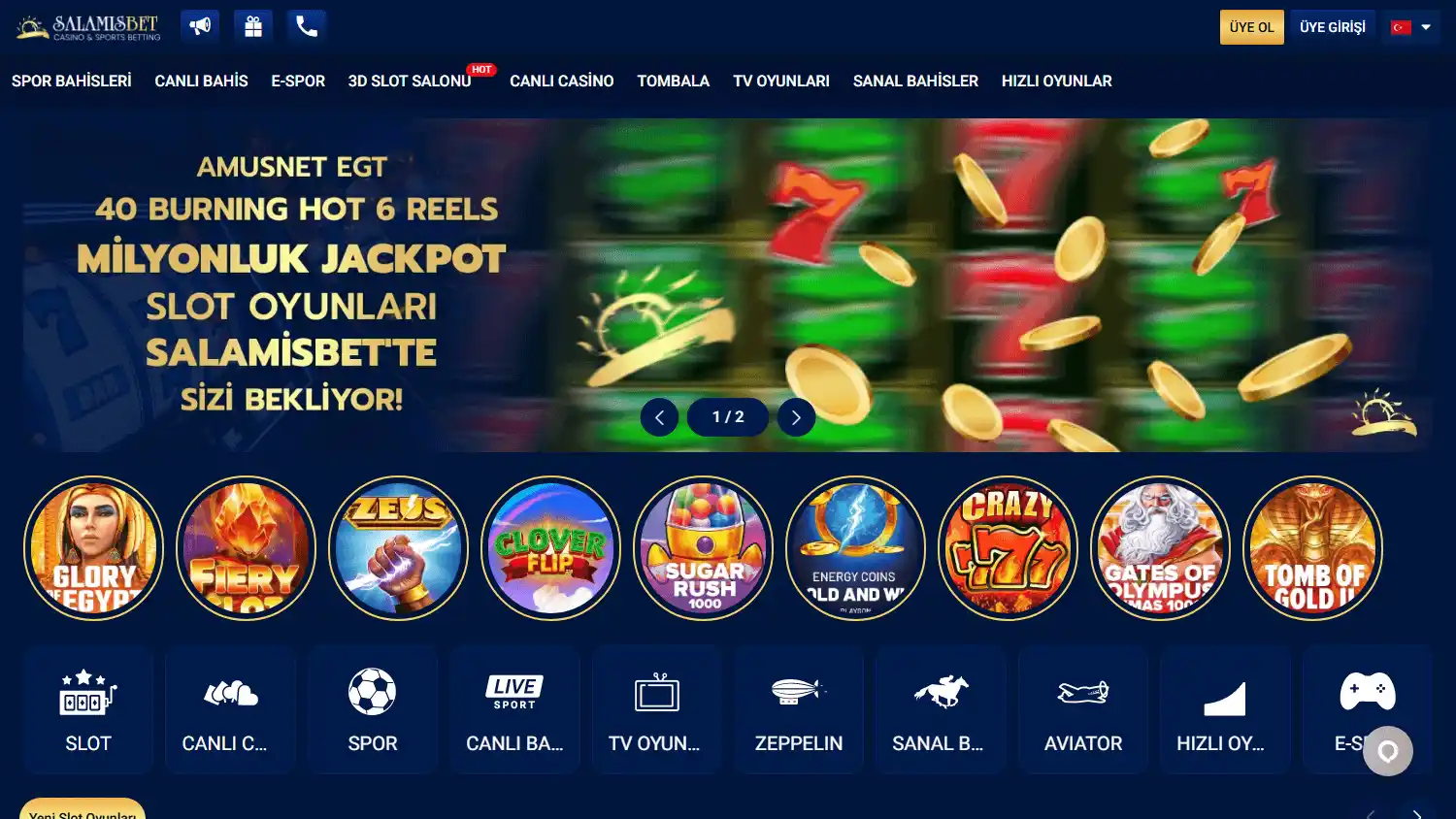 SalamisBet Casino screenshot 1