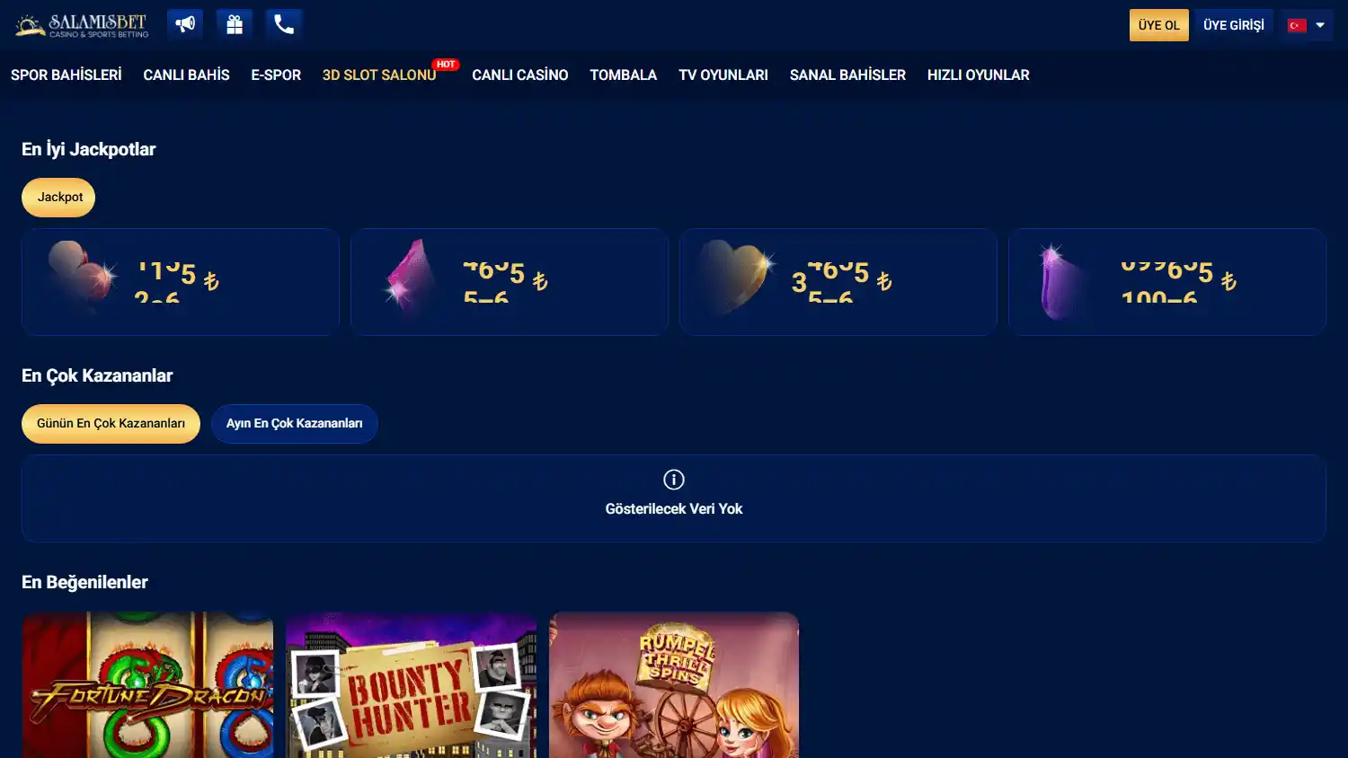 SalamisBet Casino screenshot 2
