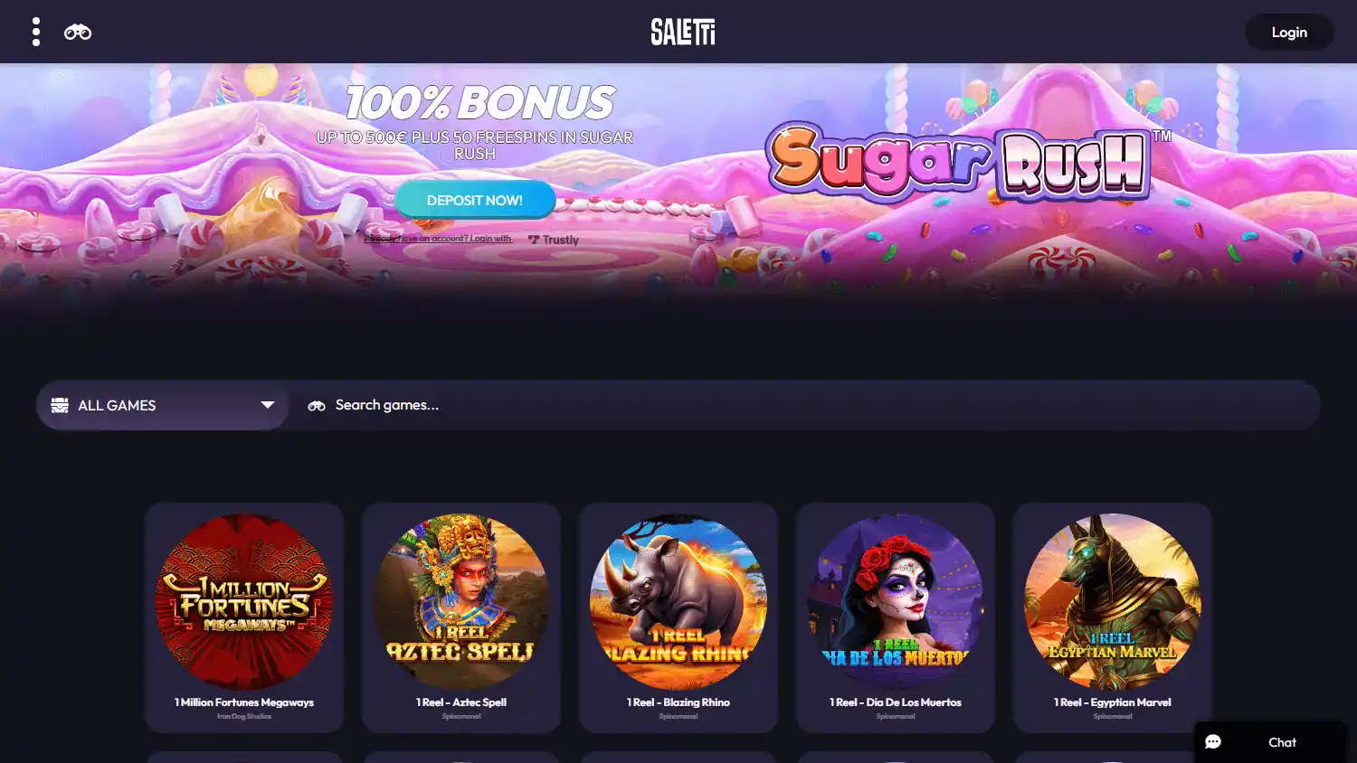 Saletti Casino screenshot 2