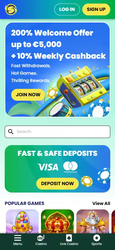 SambaSlots Casino screenshot 4