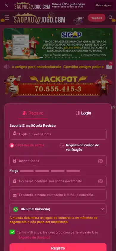 Saopaulojogo Casino screenshot 3