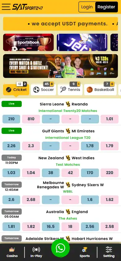 SAT Sport247 Casino screenshot 4
