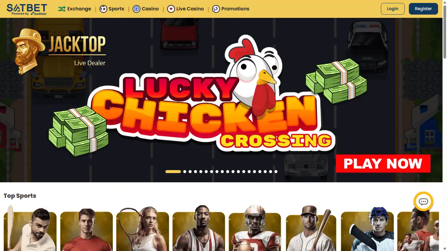 Satbet Casino screenshot 1