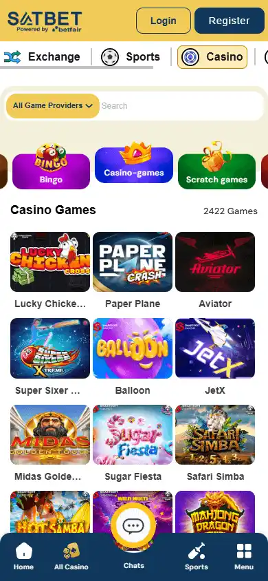 Satbet Casino screenshot 6