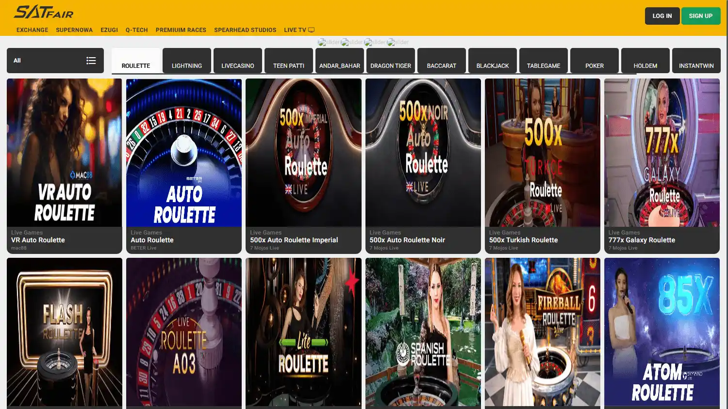 SatFair Casino screenshot 2