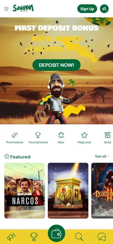 Savanna Wins Casino screenshot 4