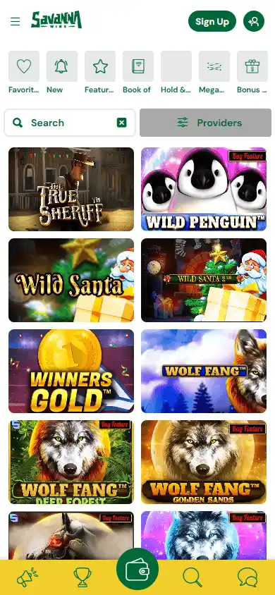 Savanna Wins Casino screenshot 5