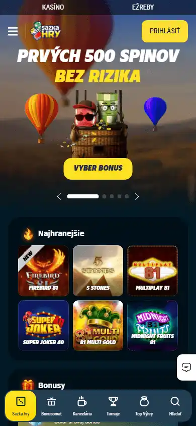 Sazka Hry Casino screenshot 2