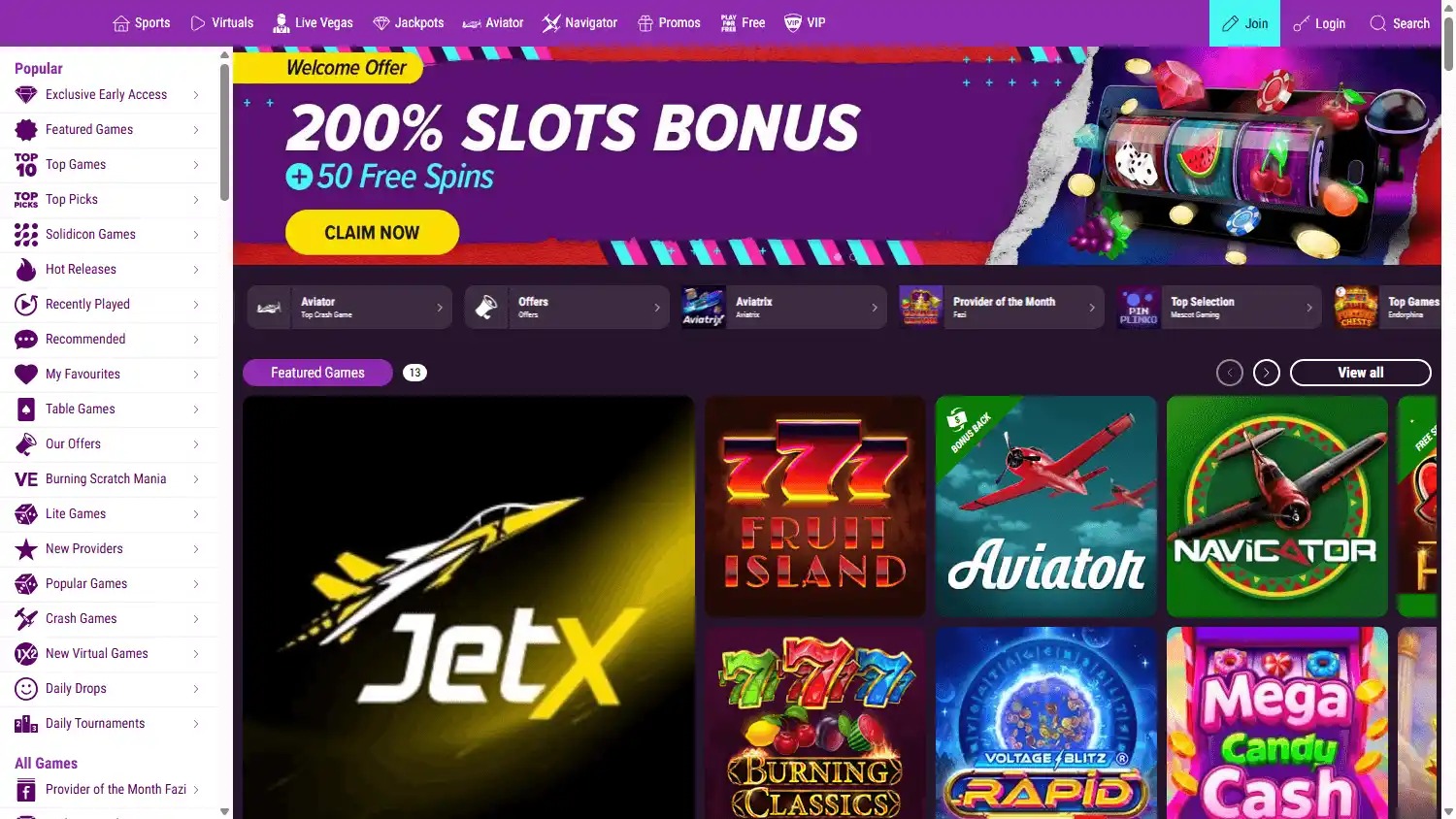 SBA Casino screenshot 2
