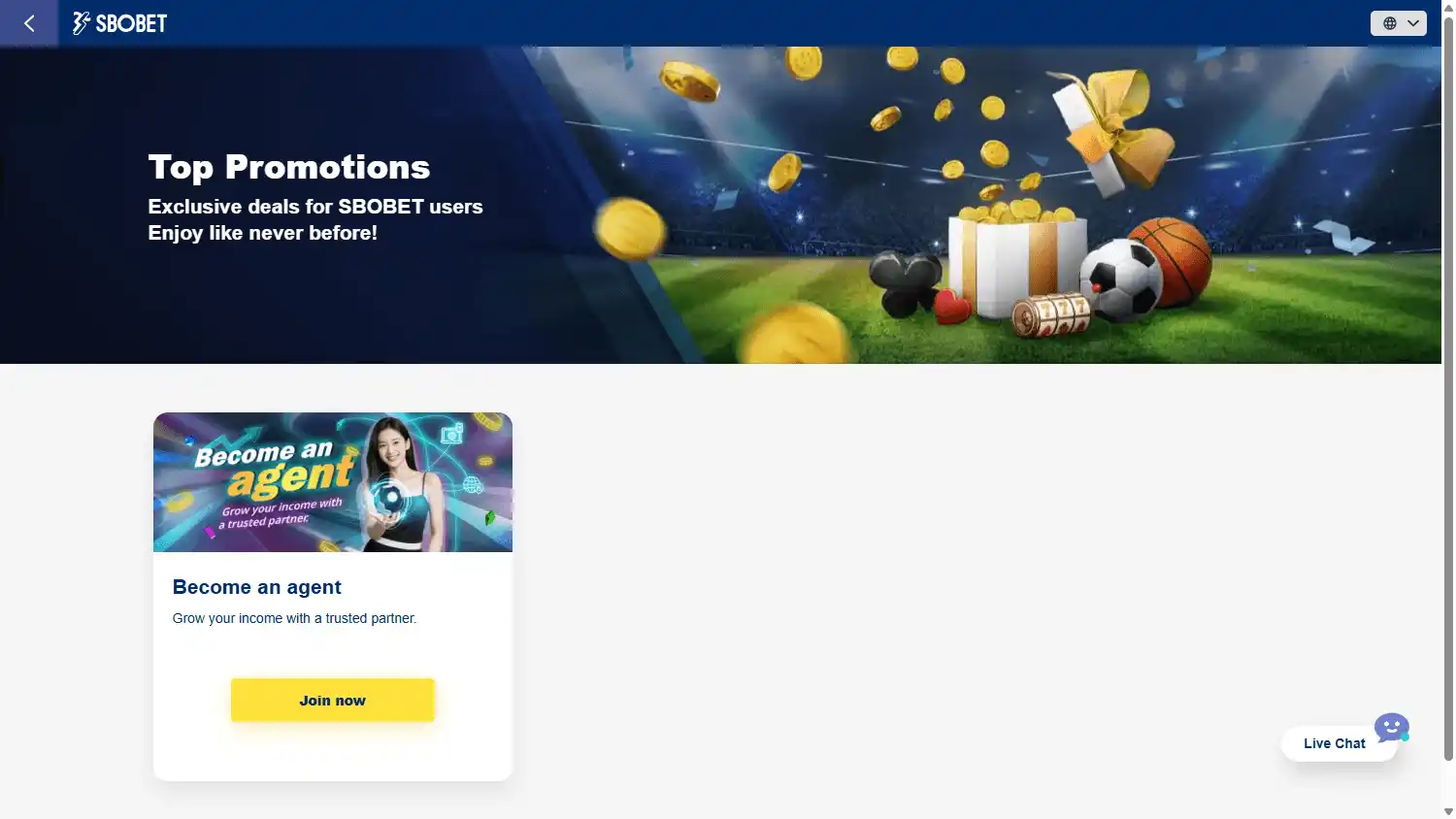 SboBet Casino screenshot 3